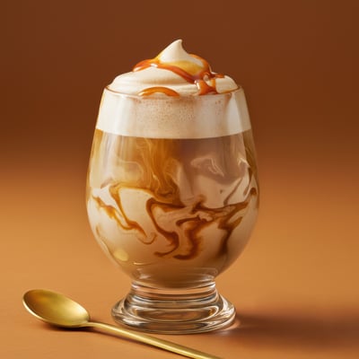 Caramel mocha cappuccino